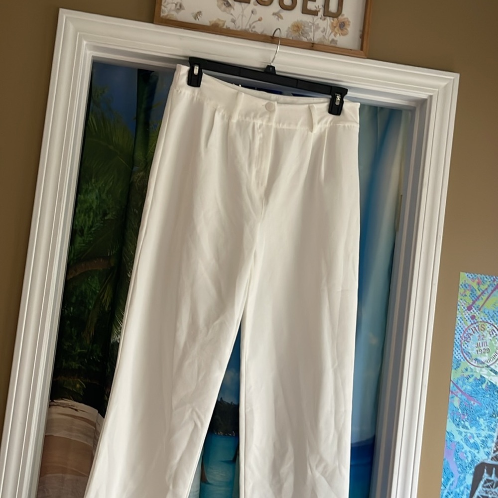 NWT women’s light cream trousers 16 - Picture 2 of 8